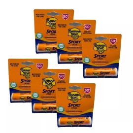 Banana Boat Lip Balm Sunscreen Sport Performance SPF 50, 1 or 6 Pack, OCT 2026 - 1 Balm
