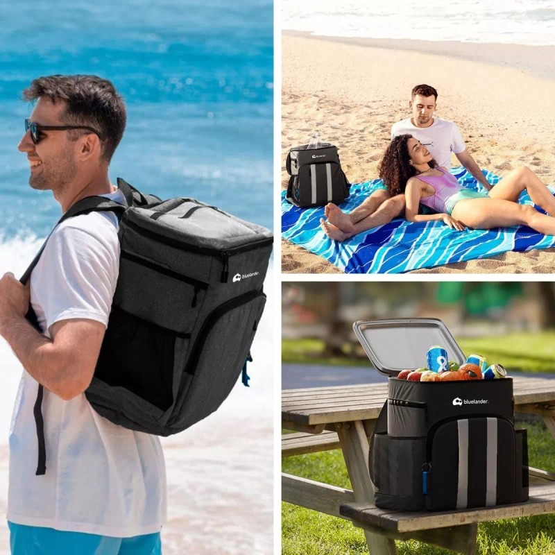 Bluelander 2 Mochilas Hielera Térmica Portatil 27 Lt Frio Caliente