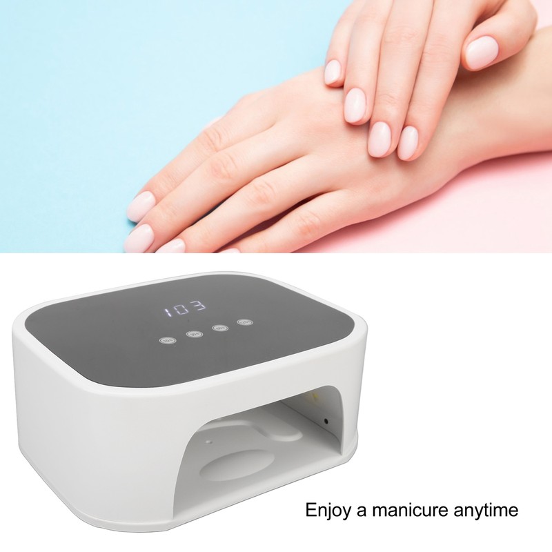 Nail Lamp 168W Large Screen Digital Display 42pcs Light Chips