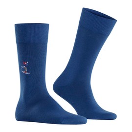 Burlington Brit Style Socks Opaque Cotton (Organic), Blue Deep Blue 6046