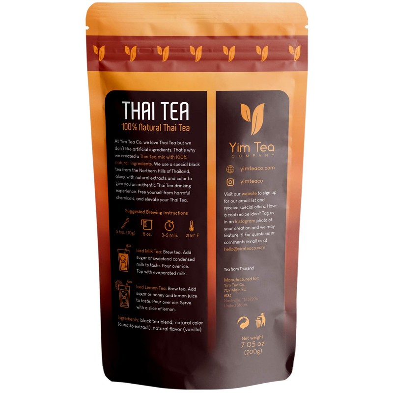 Yim Tea Co. - Thai Tea Mix - 100% Natural
