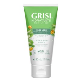 Grisi Crema De Manos Aloe Vera Y Ácido Hialurónico 80 Ml