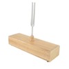 256Hz Tuning Fork with Wood Resonance Box and Hammer Sound