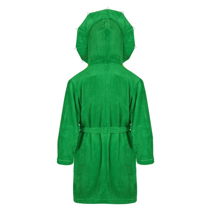 A2Z 4 Kids Girls Boys Bathrobes Triceratops Face Robe Soft