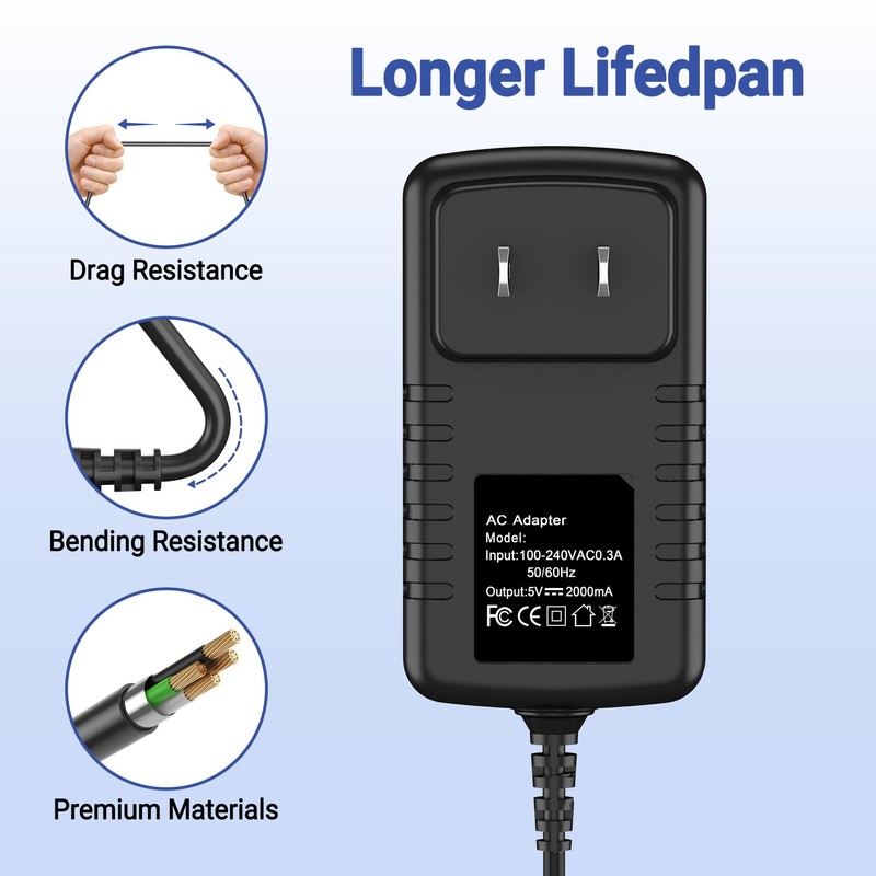AC Adapter Replacement for Lemax Lighted Accessory # 74707 74706