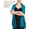 Achillea Large Soft Silky Pashmina Shawl Wrap Scarf in Solid