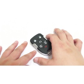 Unbranded Smart Key Fob Case Shell HYQ1AA 6 Button For GMC Yukon 2015 2016 2017 2018 2019