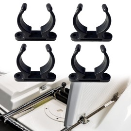 asdmm Marine Dive Ladder Storage Clip Brackets - Boat Nylon Hook Snap Clip Clamp Holder for 4-Step Ladder or Tube I.d.38-42mm, 4PCS