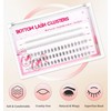 134 Pcs Bottom Lashes Cluster, 2 Styles 5-6 mm Under