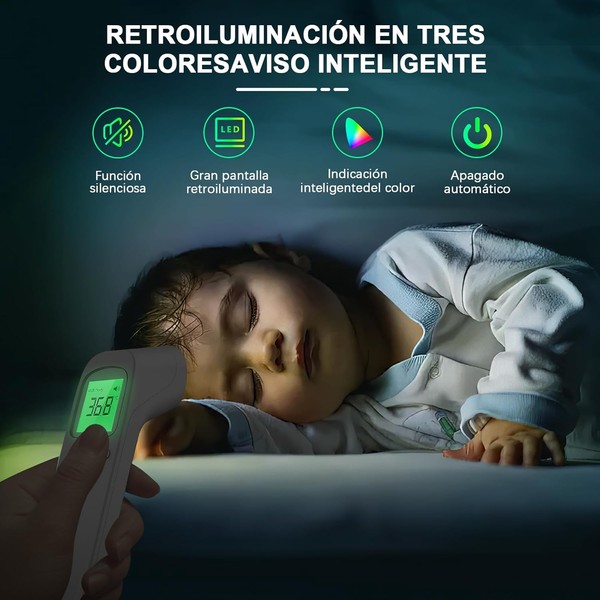 AXIDUN Termómetro Digital Infrarrojo Portátil， Termometro Digital Bebe, Termometro Digital,