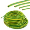 KafTon PVC Sleeving Electrical Wire Cable Earth Green and Yellow