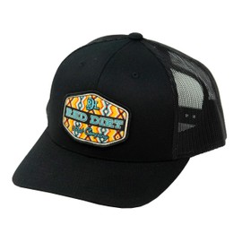 Red Dirt Hat Company Serape Adjustable Snapback Hat (US, Alpha, One Size, Black - Free Rein)