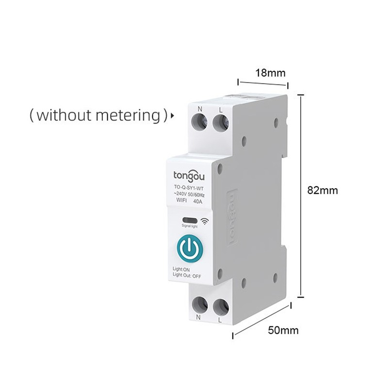 Tuya Wifi Intelligent Circuit Breaker Wireless Remotes Control Switch Mobilephone