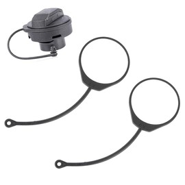 Pack of 2 Fuel Cap Line, Car Fuel Tank Blanket Line, Fuel Cap Retaining Strap, Cable Set for Car Fuel Tank Cap, Fuel Cap Rubber Band, Fuel Cap Cable Wire, Compatible with A4L Q5 Q3 A6L A3