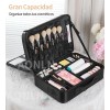 Estuche De Maquillaje De Viaje Profesional Con Divisores Xl