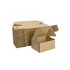 MEBRUDY 6x4x3 Inches Shipping Boxes Pack of 25, Small Corrugated
