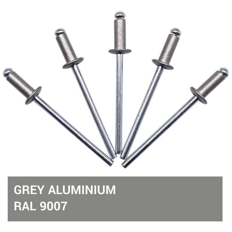 SKIR'CO (Pack of 100) Blind Rivets Painted 3.2 x 8