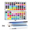 100 Colors Watercolor Paints Set High Transparency Pearlescent Solid Watercolor