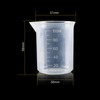 100ml Transparent Measuring Cups Measuring Jugs, 2 Pcs Graduated Beaker