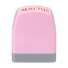 PATIKIL Rejected Notice Stamp with Self Inking Red Ink Office
