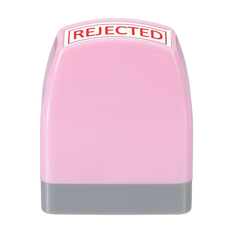 PATIKIL Rejected Notice Stamp with Self Inking Red Ink Office