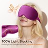 Weighted Sleep Mask 2 Pack - 3D Contoured Eye Masks