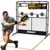 Portable Pickleball Rebounder Net with Kitchen Lines System, Solo Training