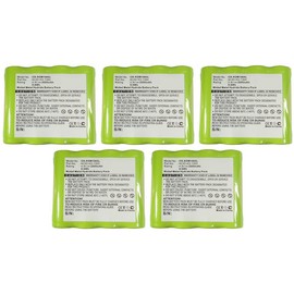 Synergy Digital Wireless Headset Batteries, Works with Astro Gaming Video Gaming Equipmwnt Wireless Headset, (Ni-MH, 4.8V, 2000 mAh), combo-pack includes: 5 x SDHP-H1444 Batteries