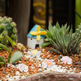 Colourful Small Turtles, Pack of 10 Luminous Turtles, Mini Turtles, Mini Pond Decoration, Luminous Mini Resin Figures, Charming Small Animals Figures as Gifts for Family and Friends