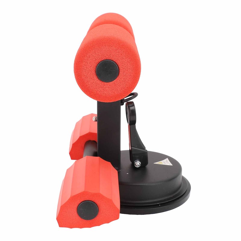 Sit Up Assistant Device Red Powerful Suction Cup Iron Foam