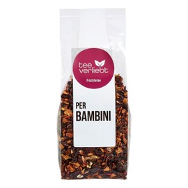 teeverliebt - Loose Fruit Tea Per Bambini 200 g I Fruit Tea Loose I The Tea Mix with Mildly Balanced, Slightly Sweet Note Ideal for Children I High-Quality Tea Loose 200 g