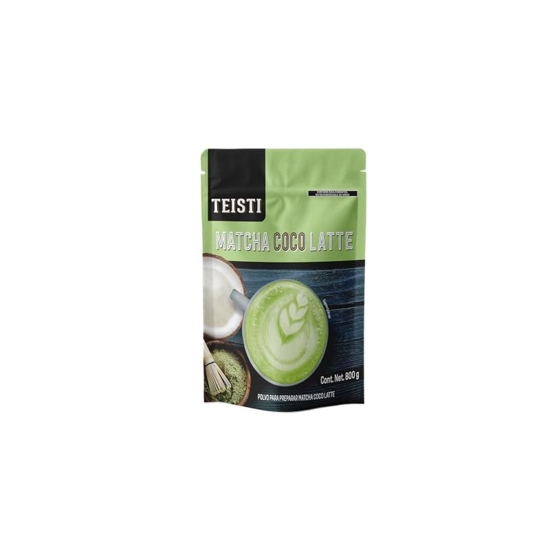 Teisti Matcha Coco Latte, 800g, Preparación Instantanea