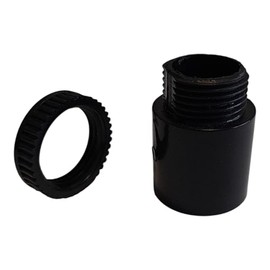 20mm PVC Male Conduit Adaptor Black– Pack of 2