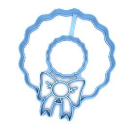 Sweet Prints Inc Wreath (creates cut-out) Cookie Cutter - Dishwasher Safe