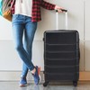 Udorich Travel Smart with Expandable Hard Sided Suitcase, 360° Rotating