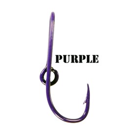 Eagle Claw Fish Hook Hat Pin,21 Colores to Choose from. Eagle Claw Hat Fish Hook for Cap (Purple)
