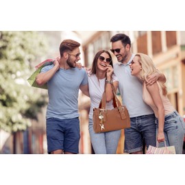 Catwalk Collection Handbags - Soft Leather Shoulder Bag For Women - Medium Slouchy Top Handle Bag - JANE - Blue