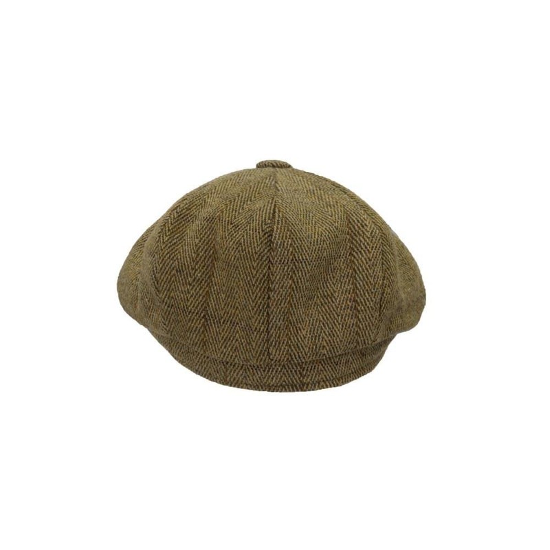 WALKER AND HAWKES - Men's Green Sage Derby Tweed 8-Panel
