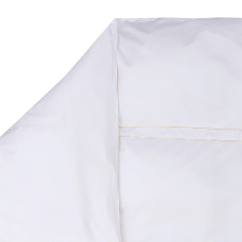 MÖVE Noblesse Pillowcase 80 x 40 cm 100% Cotton White/Champagne