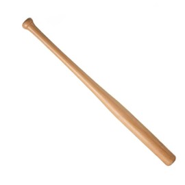 M69 Baseball Bat Made of Wood or Aluminium Available in 4 Different Lengths (Wood Brown, 64 cm)
