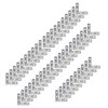 Pastlla 50Pcs Corner Brace 4 Holes Flat Corner Braces L