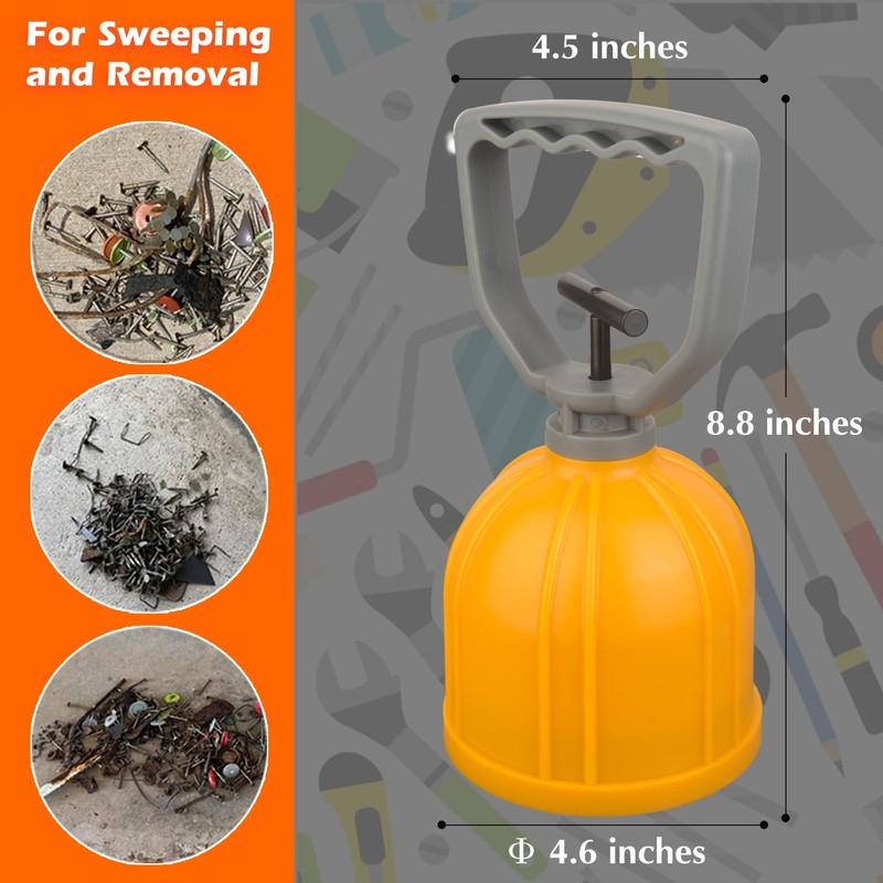 MUTUACTOR Strong Magnetic Bulk Parts Lifter,Quick Release Magnetic Pick-up Tool,Powerful