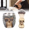 Shaving Brush, Shaving Brush, Men's Beard Shaving Set, Stainless Steel