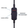 Replacement Headphone Cable 3.5mm Volume Control Sound Cable Compatible for