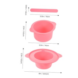 KOMBIUDA Professional Waxing Kit Includes Mask Bowl Wax Melt Pot Mask Mixing Bowl Diy Tools