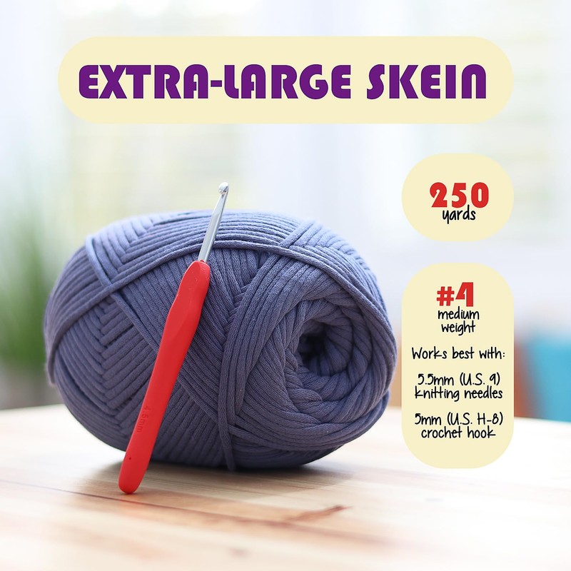 Soft Yarn – Crochet & Knitting Yarn, Beginner Yarn with