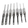 TINVHY 7PCS Woodworking Square Hole Tenon Bits Hole Saw Tenon