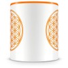 Samunshi® Flower of Life Coffee Cup Height 95 mm /