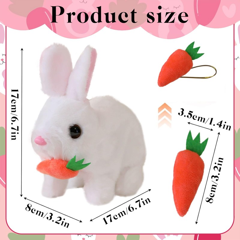 Mizijia Bunny Pal, Bunny Pal Rabbit, Bunny My Realistic Rabbit,