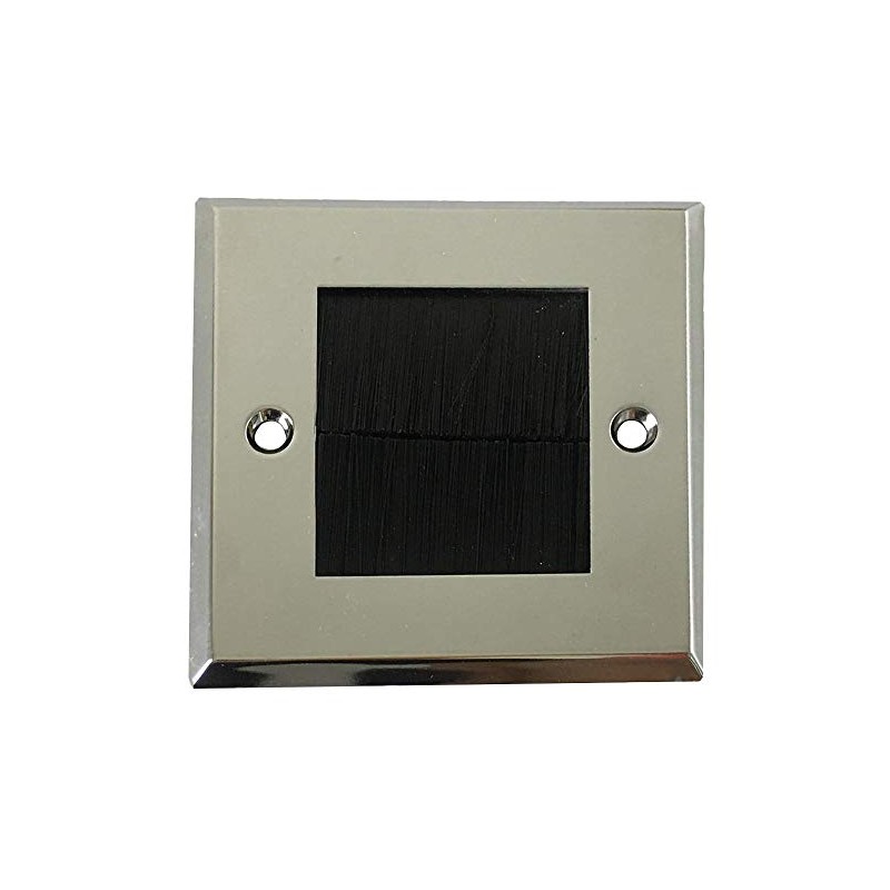 BPCH1GB Brush Plate 1 Gang Chrome | Wall Plates and